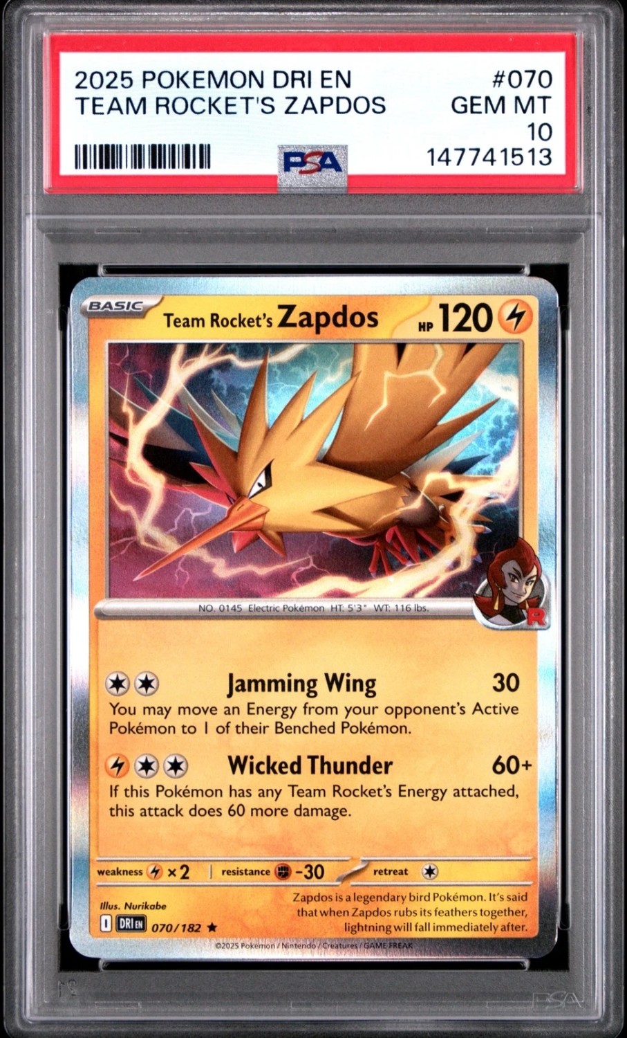 TEAM ROCKET'S ZAPDOS