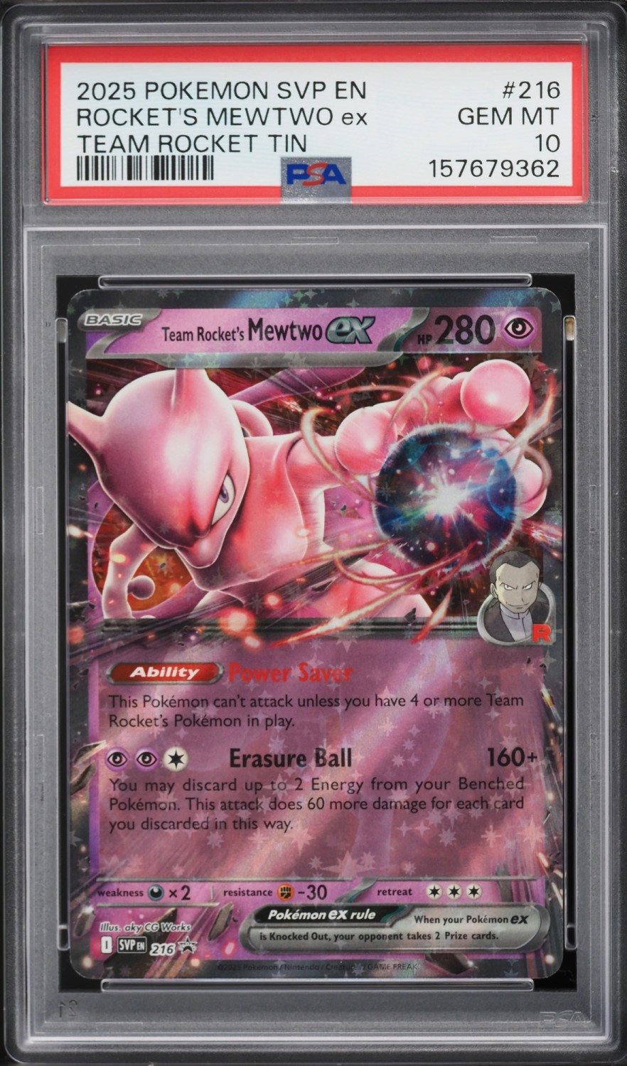 ROCKET'S MEWTWO ex