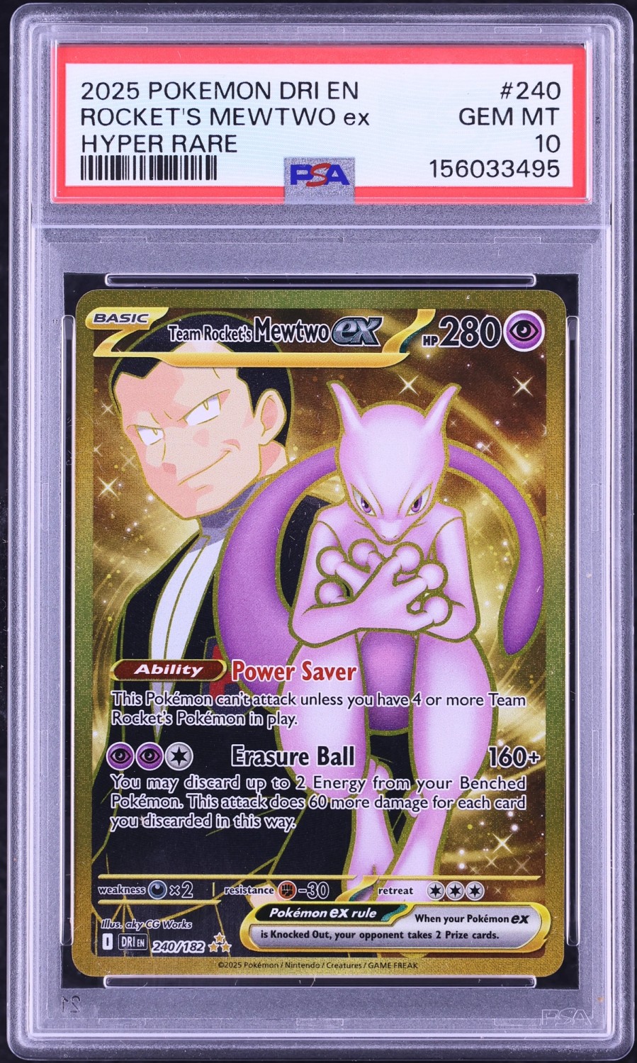 ROCKET'S MEWTWO ex