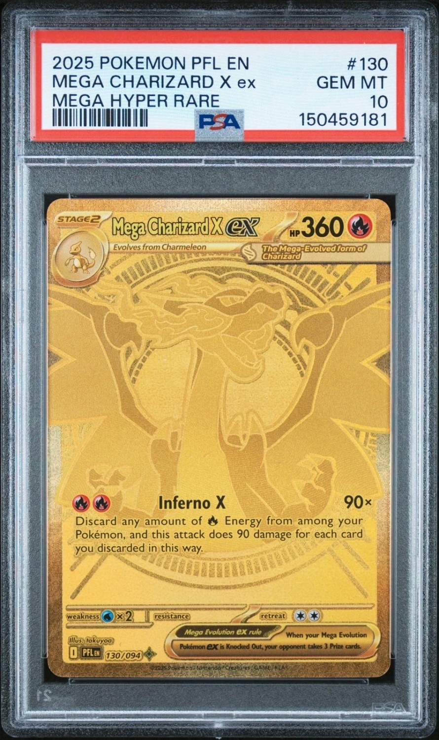 MEGA CHARIZARD X ex