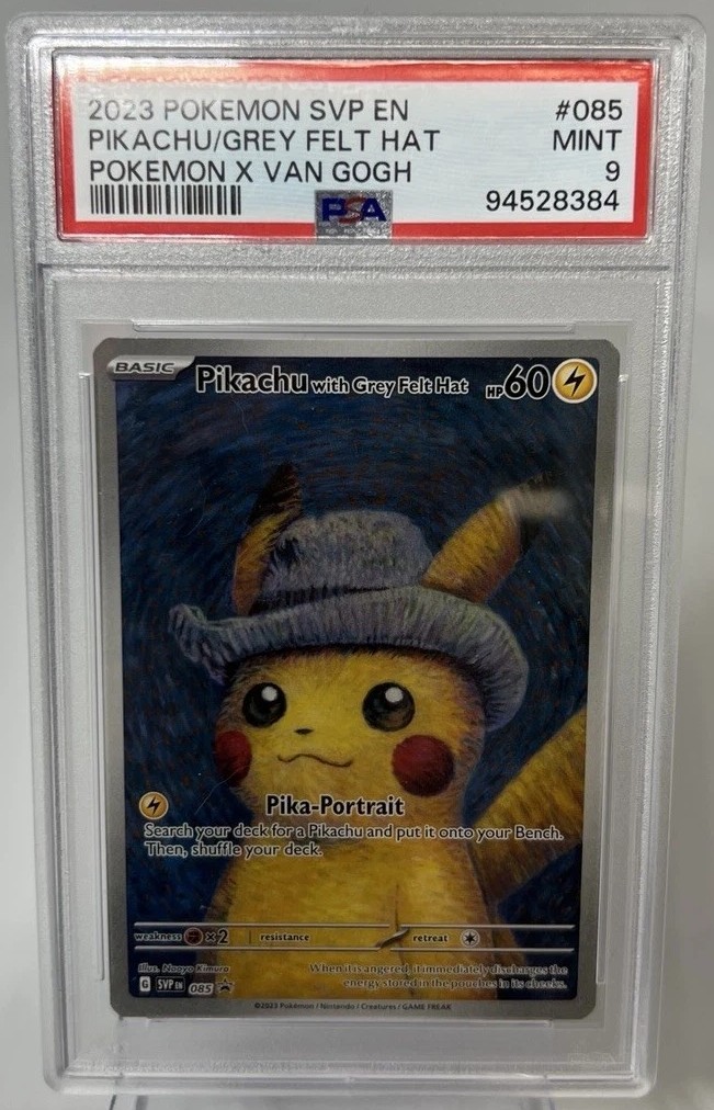 Pikachu/Grey Felt Hat