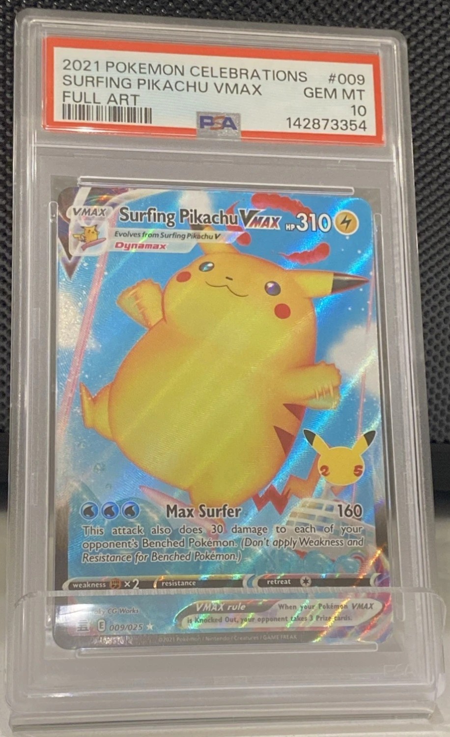 Surfing Pikachu VMAX