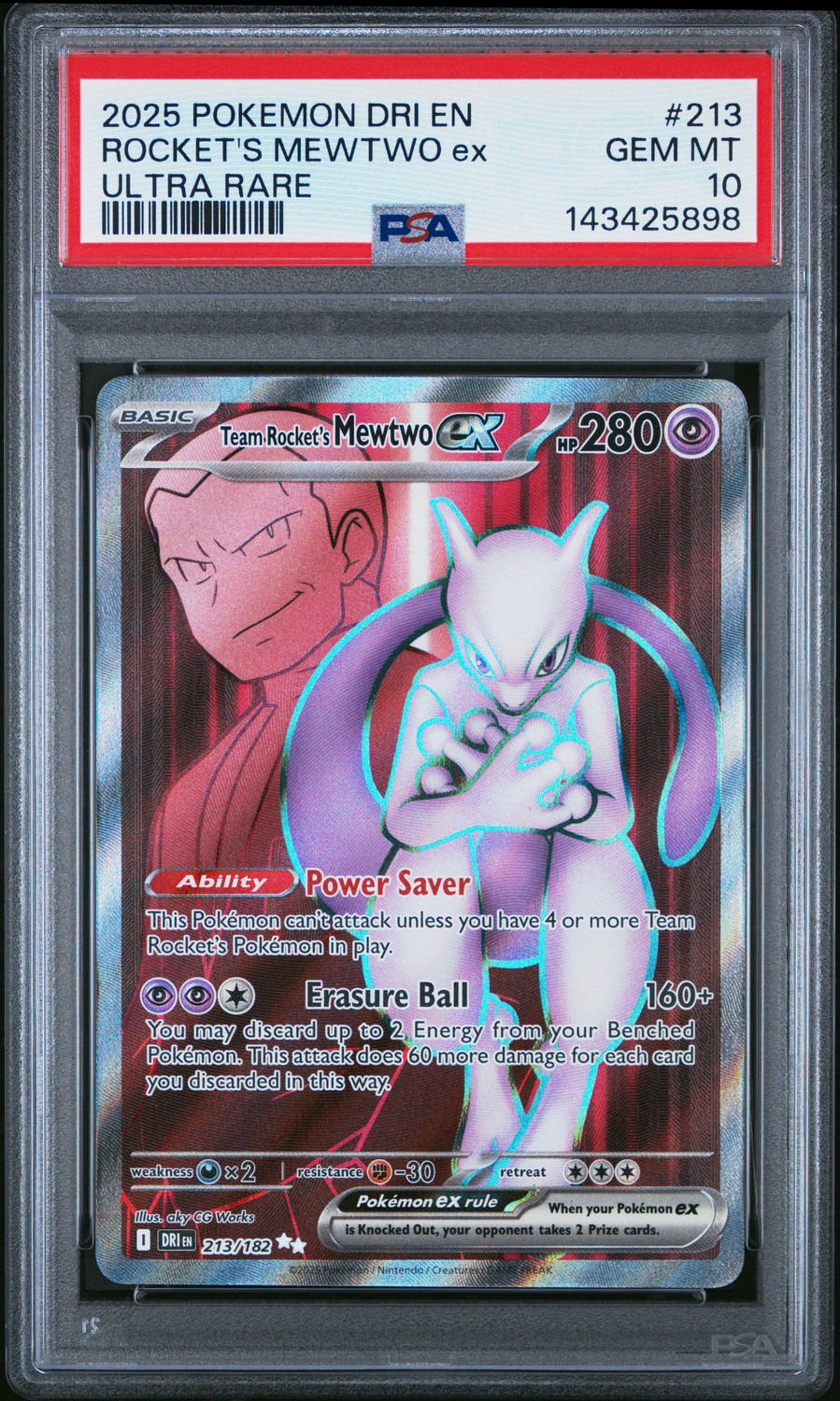 ROCKET'S MEWTWO ex