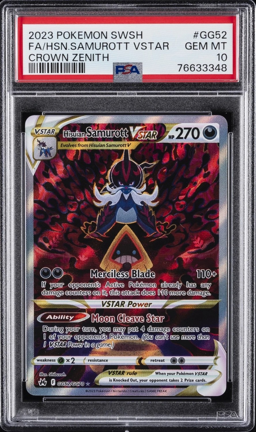 Hisuian Samurott VSTAR