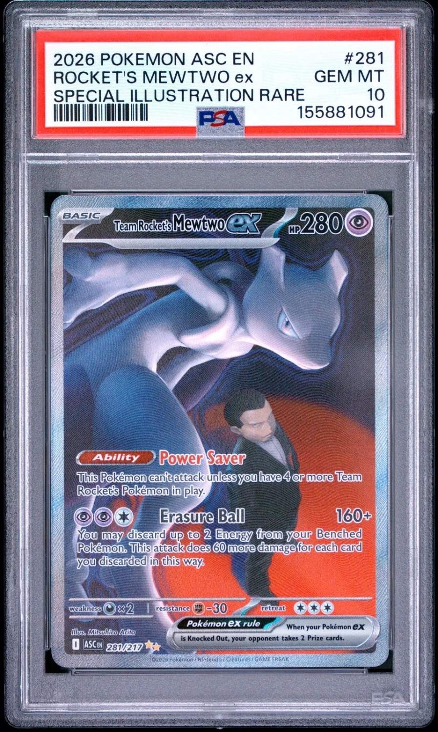ROCKET'S MEWTWO ex