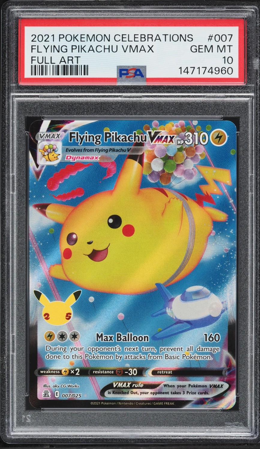Flying Pikachu VMAX