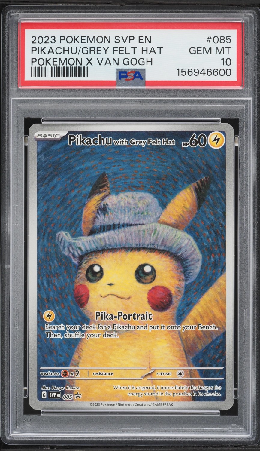 Pikachu/Grey Felt Hat
