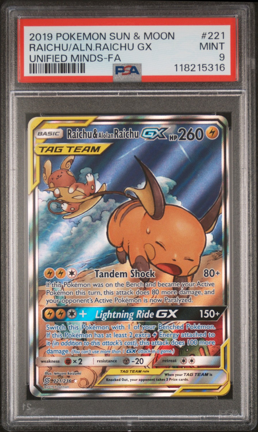Raichu & Alolan Raichu GX