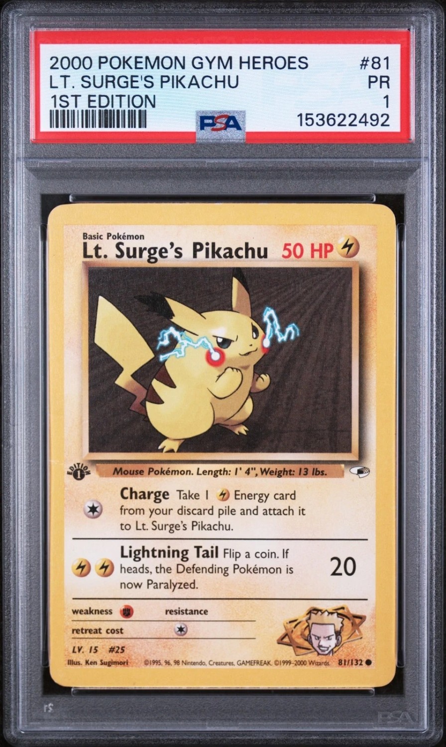 Lt. Surge's Pikachu