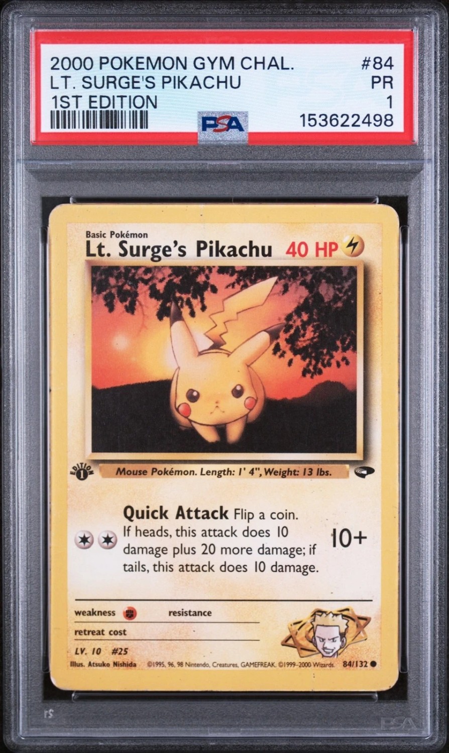 Lt. Surge's Pikachu