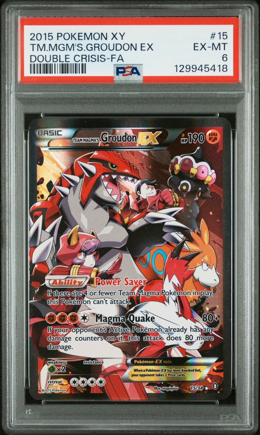 Team Magma's Groudon EX