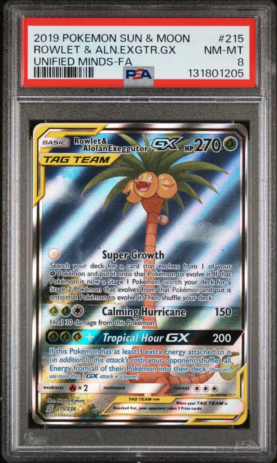 Rowlet & Alolan Exeggutor GX