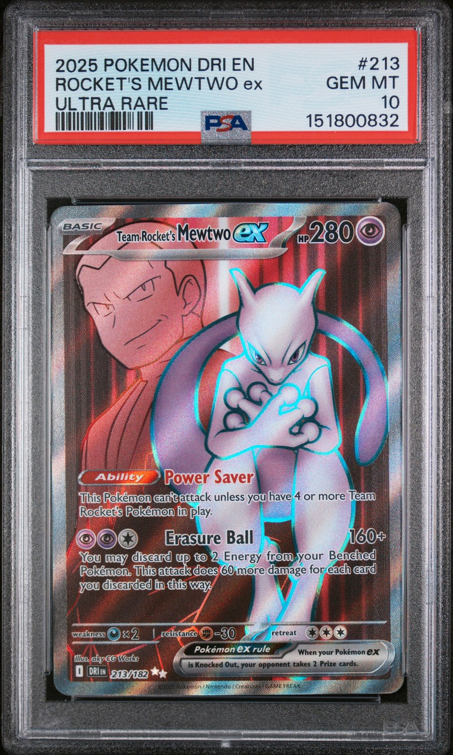ROCKET'S MEWTWO ex