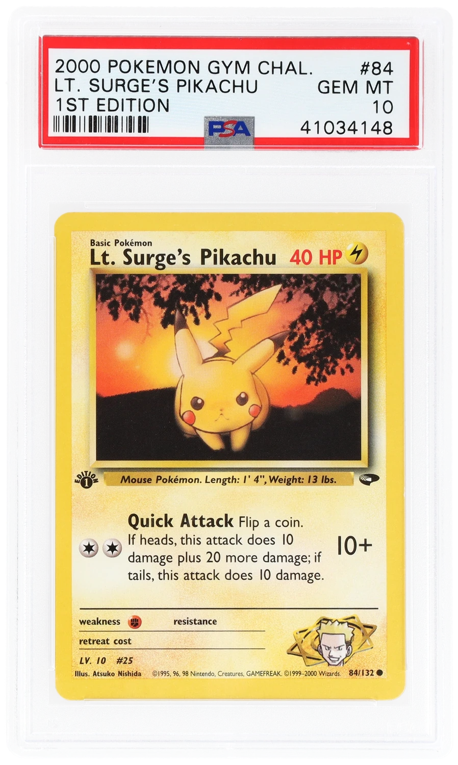 Lt. Surge's Pikachu