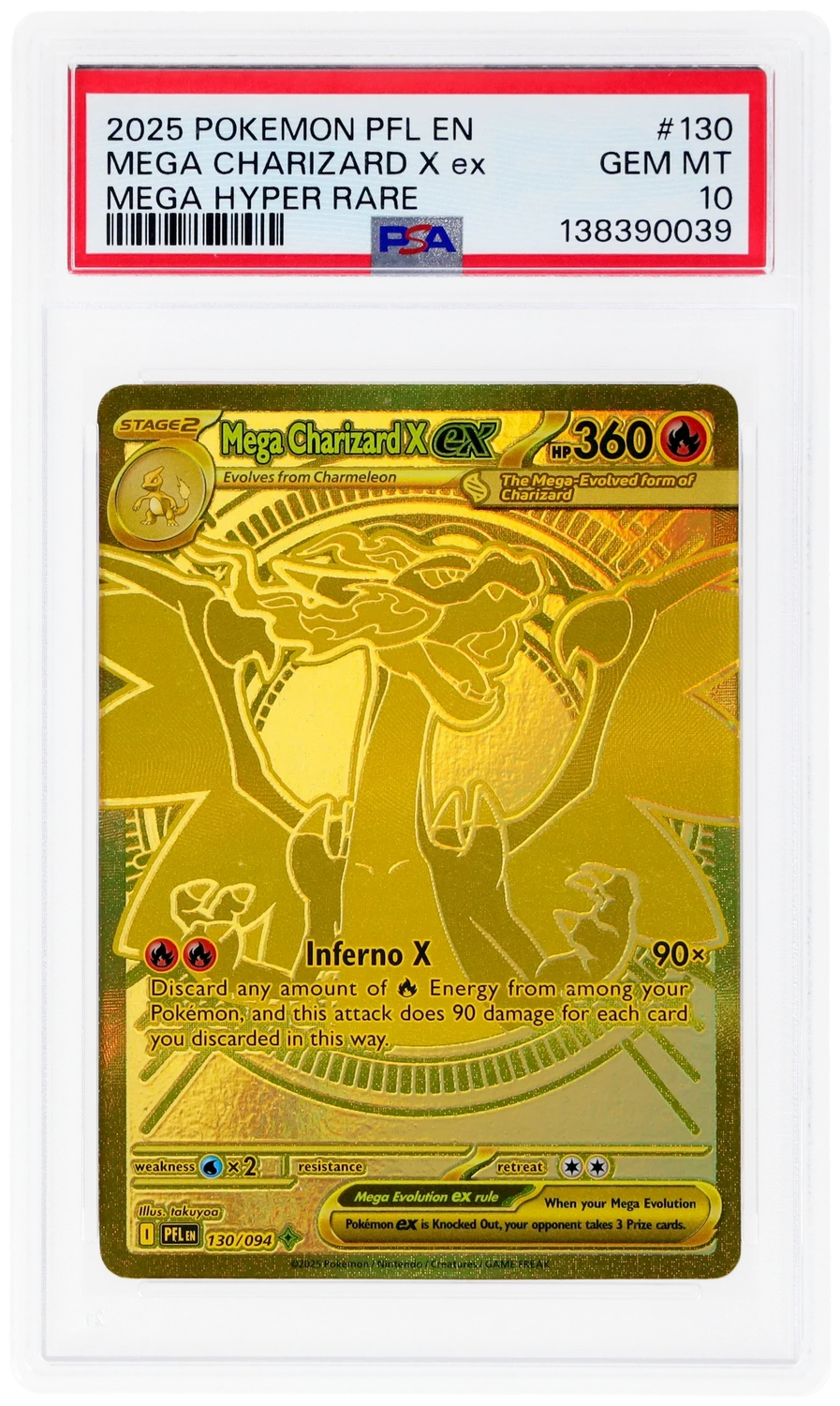 MEGA CHARIZARD X ex