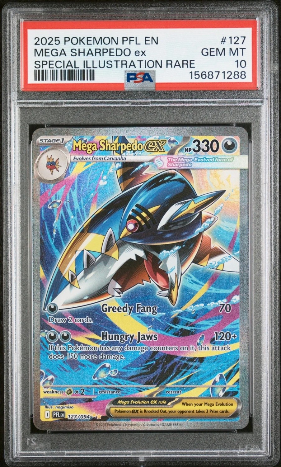 MEGA SHARPEDO ex