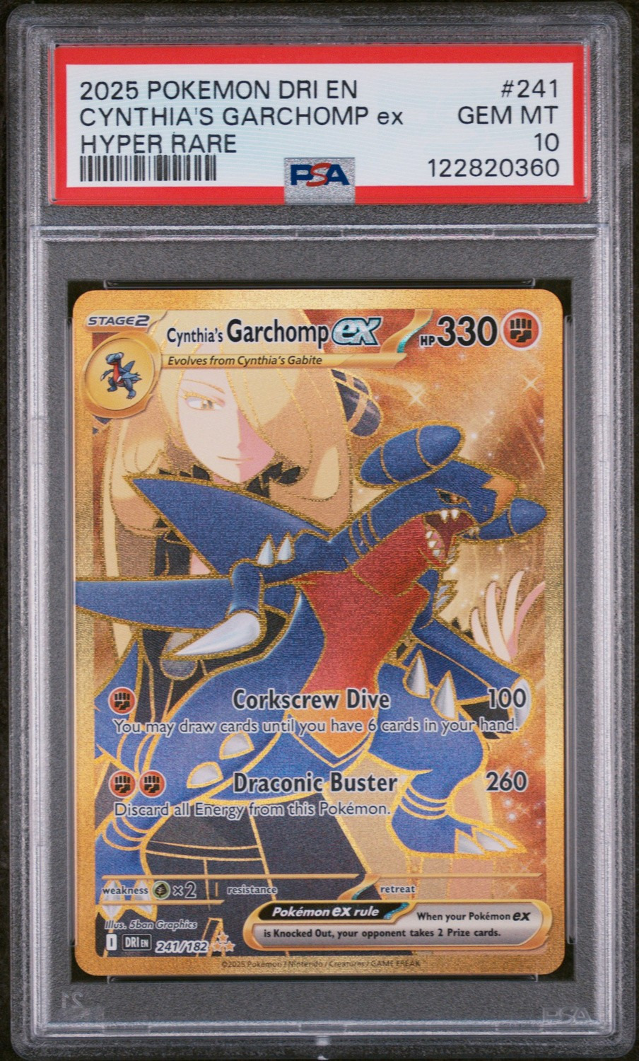 CYNTHIA'S GARCHOMP ex