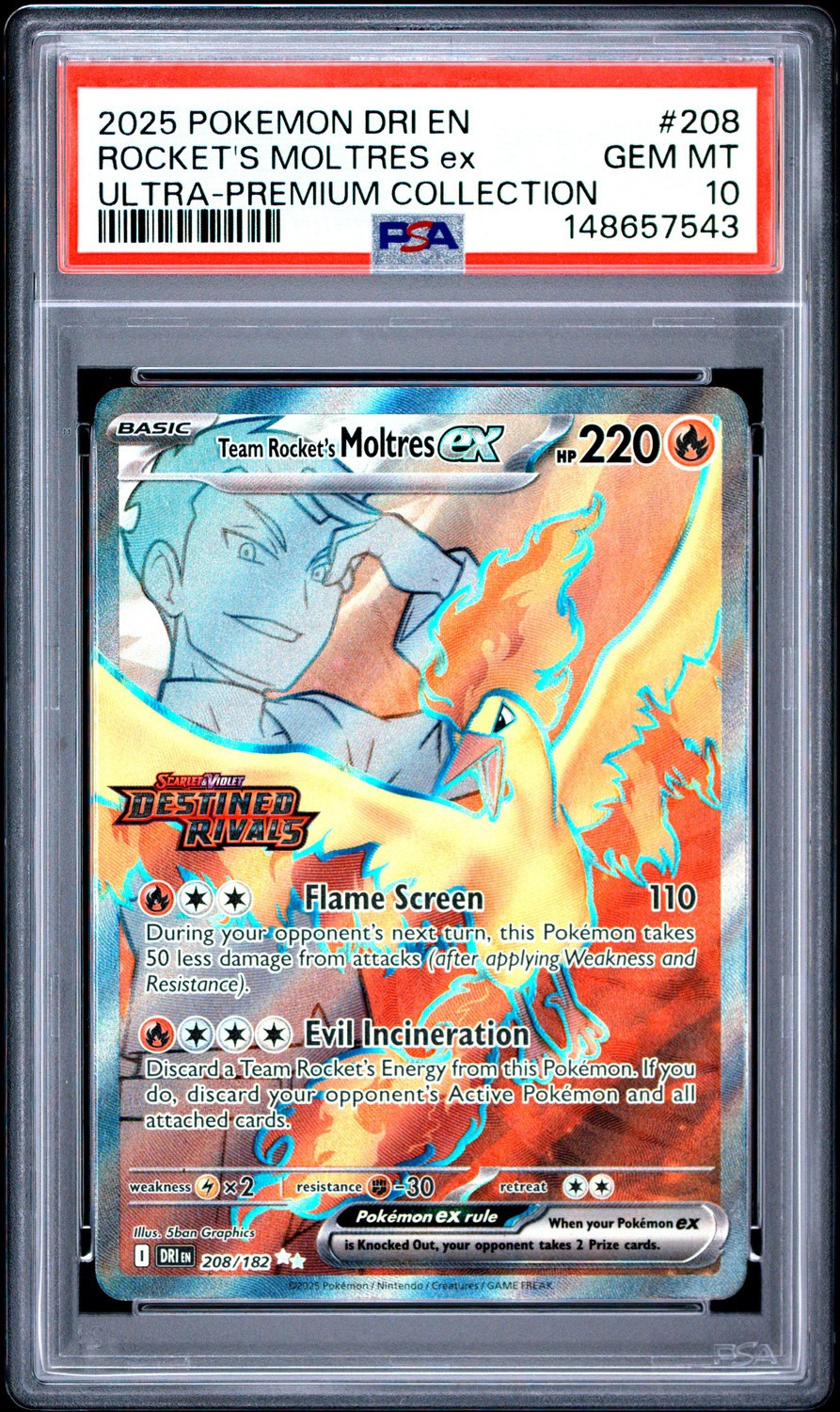 ROCKET'S MOLTRES ex