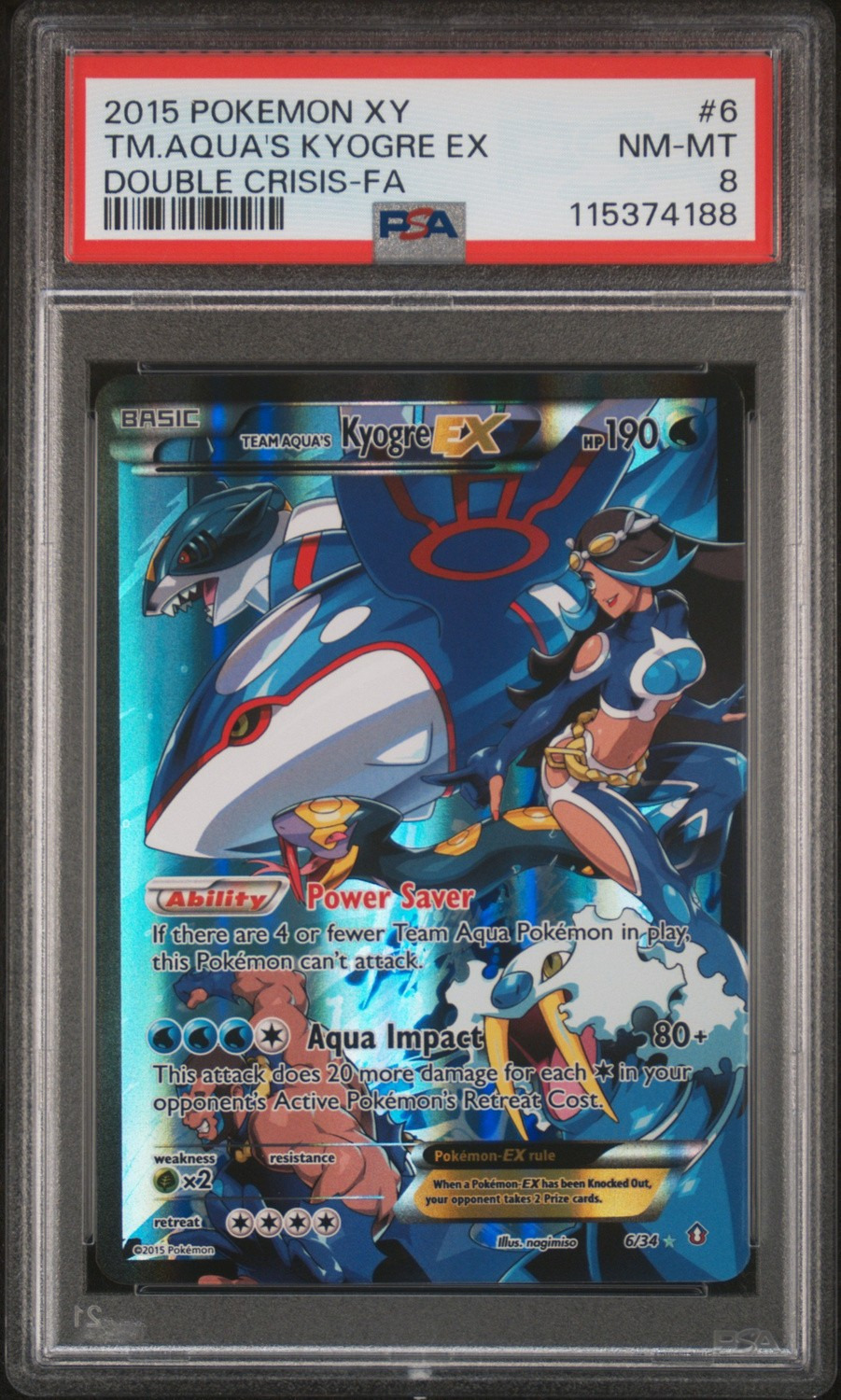Team Aqua's Kyogre EX