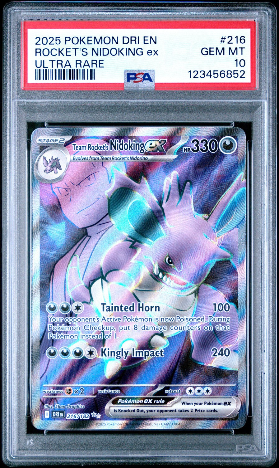ROCKET'S NIDOKING ex