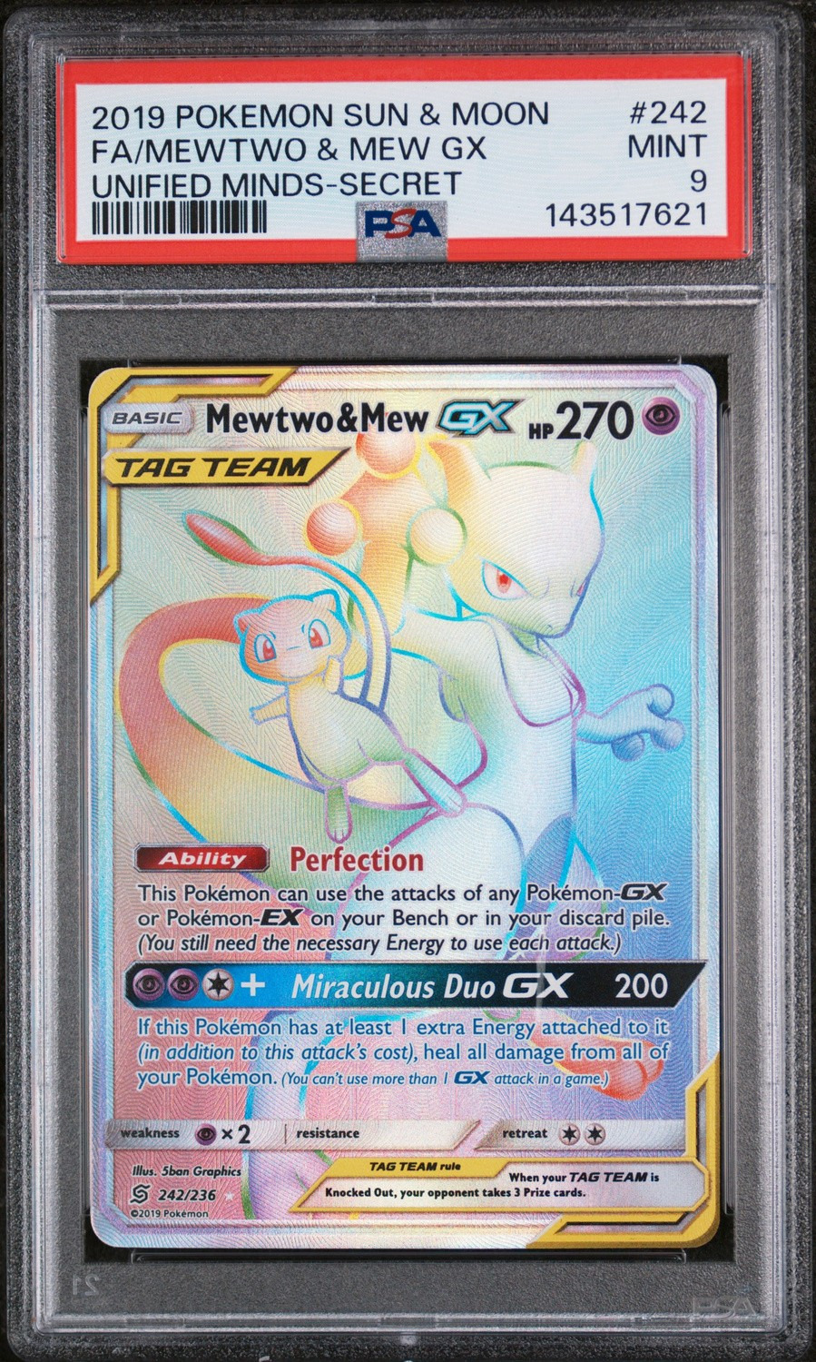 Mewtwo & Mew GX