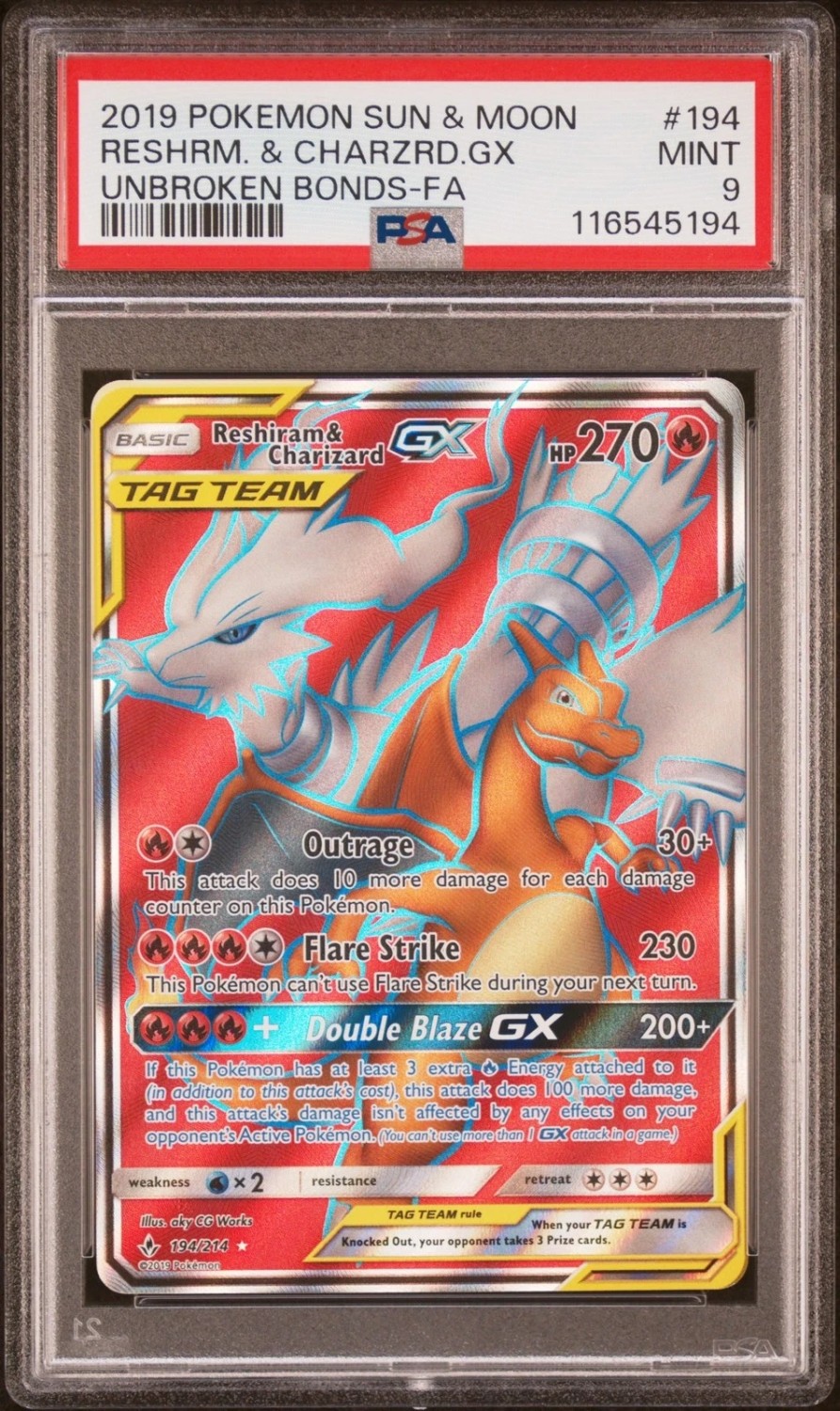 Reshiram & Charizard GX