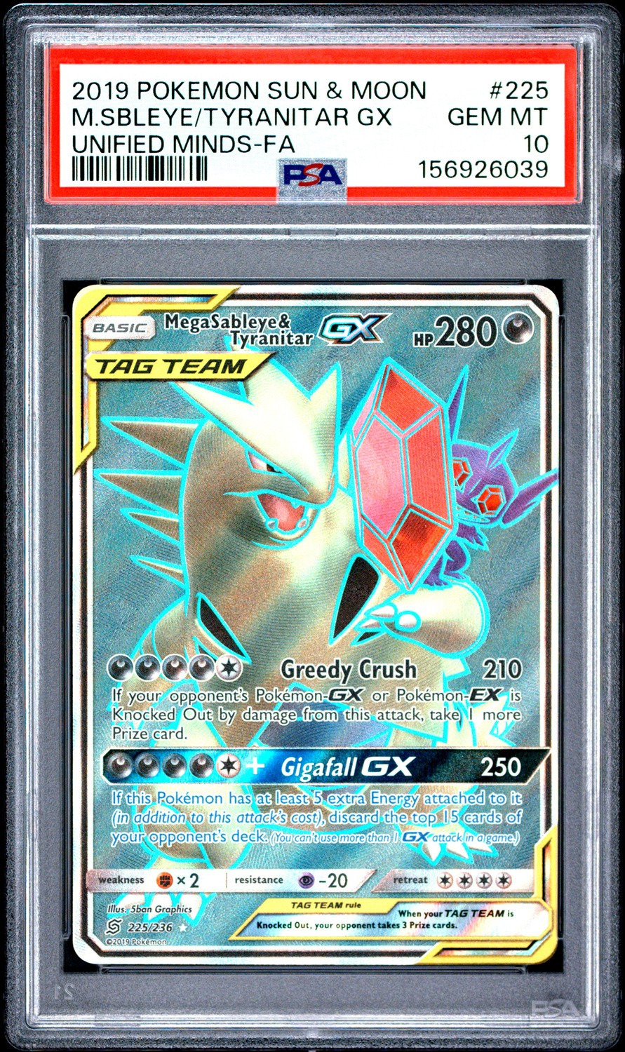 Mega Sableye & Tyranitar GX