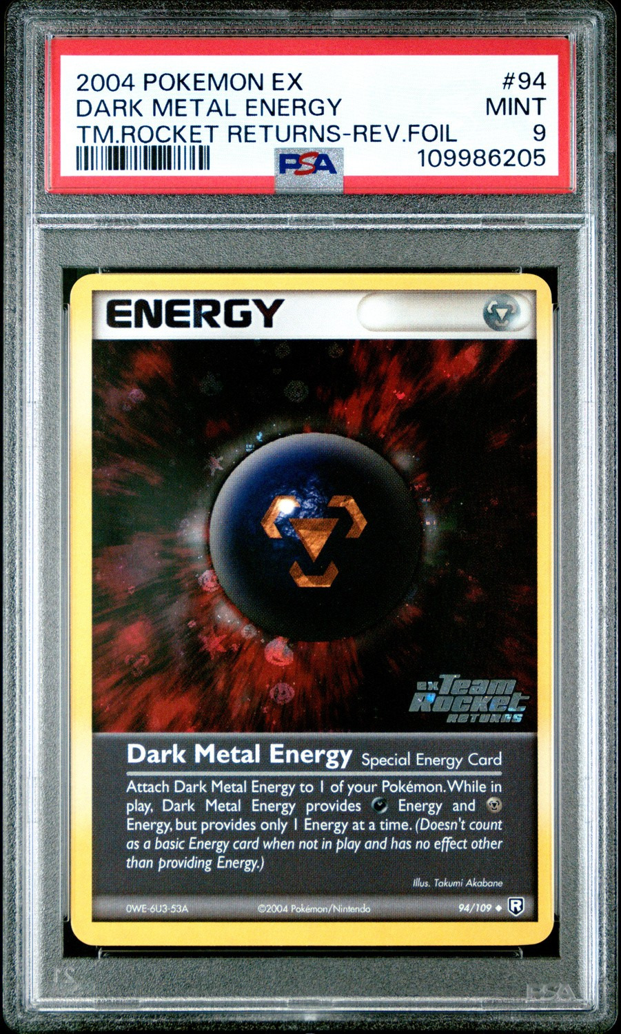 Dark Metal Energy