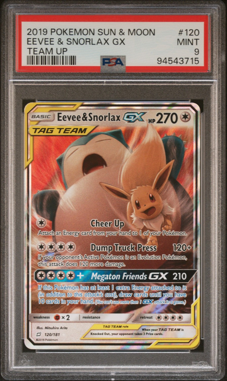 Eevee & Snorlax GX