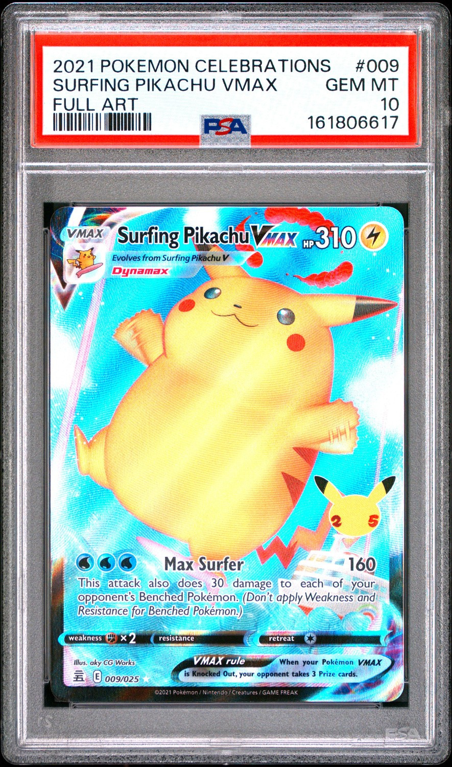 Surfing Pikachu VMAX