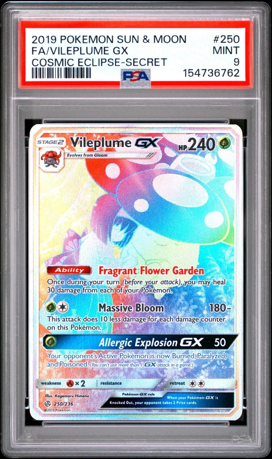 Vileplume GX