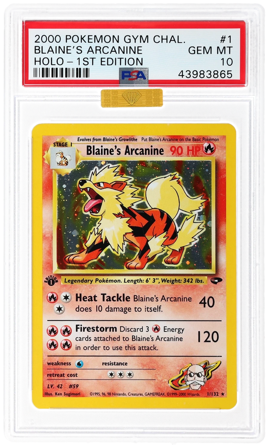 Blaine's Arcanine
