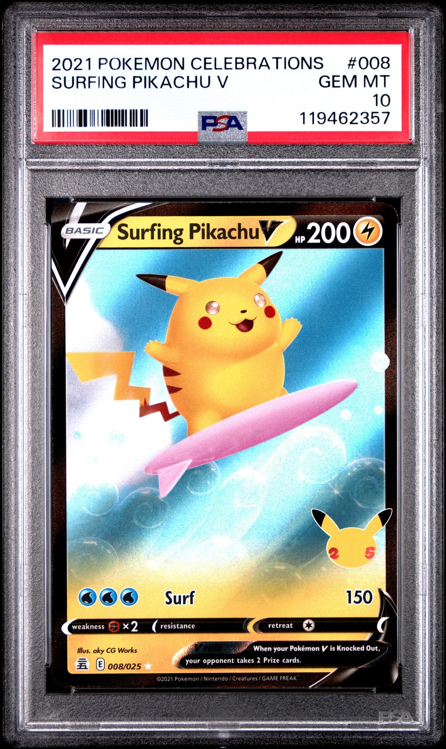 Surfing Pikachu V