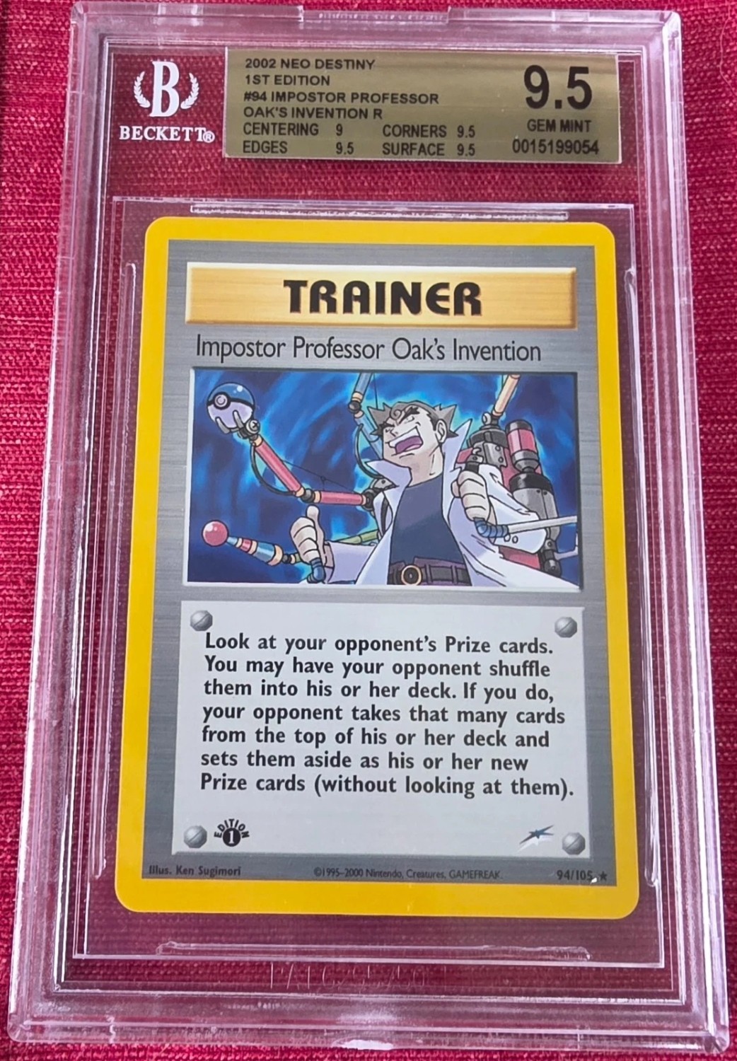 Impostor Professor Oak's Invention