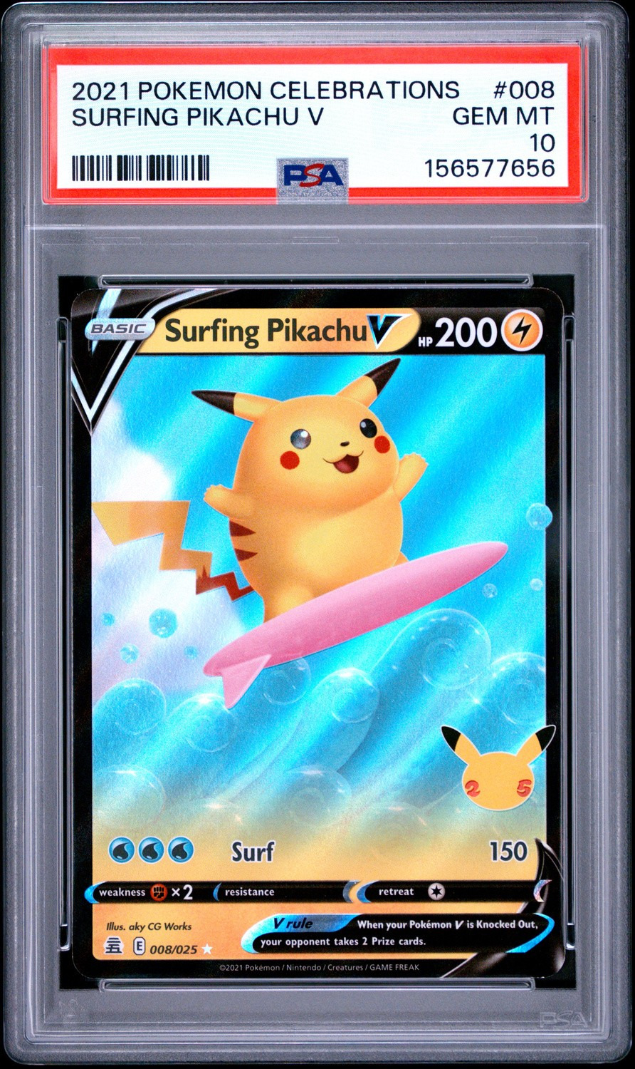Surfing Pikachu V