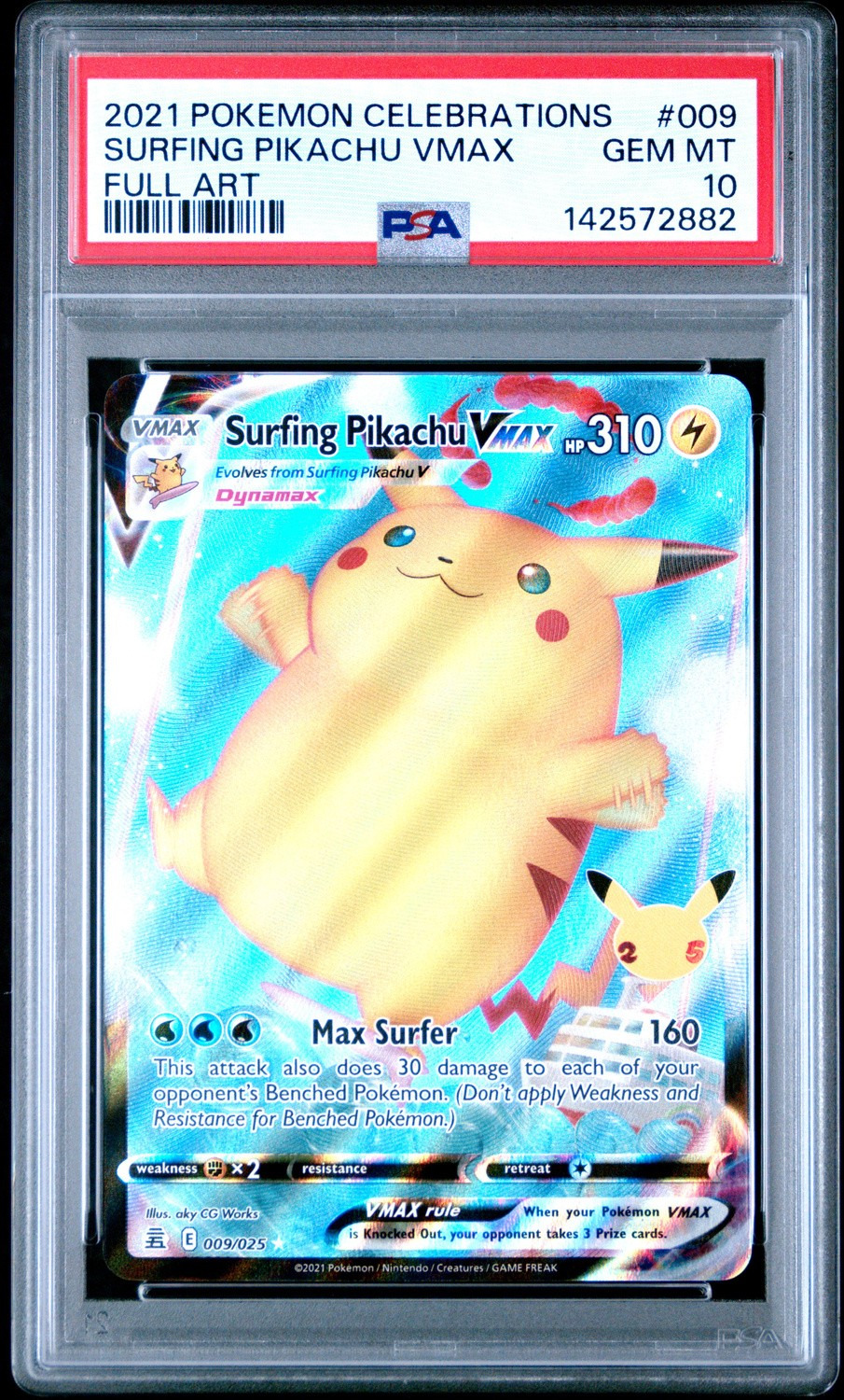 Surfing Pikachu VMAX