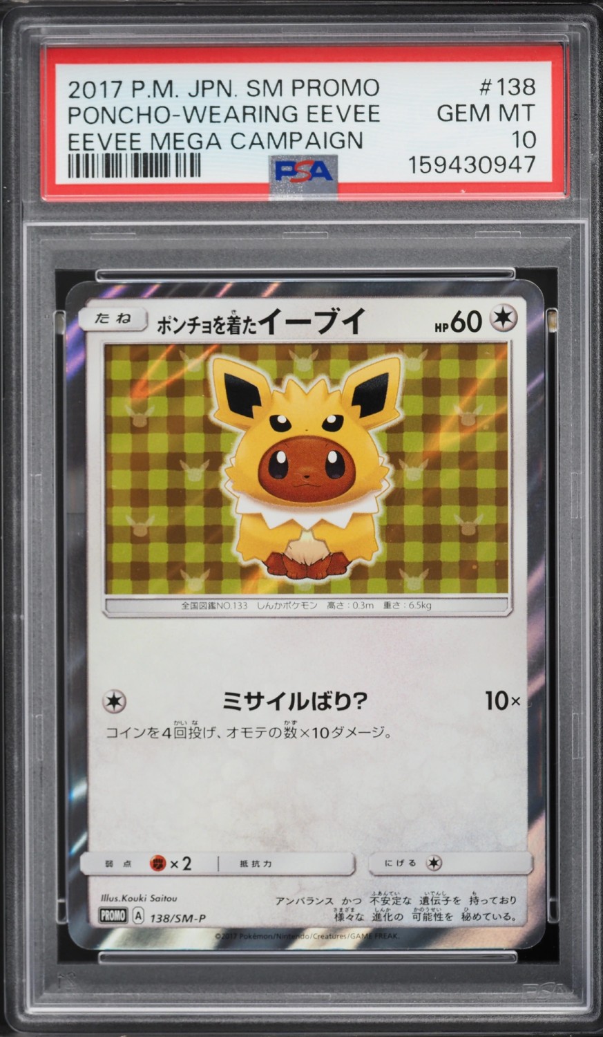 Poncho-wearing Eevee