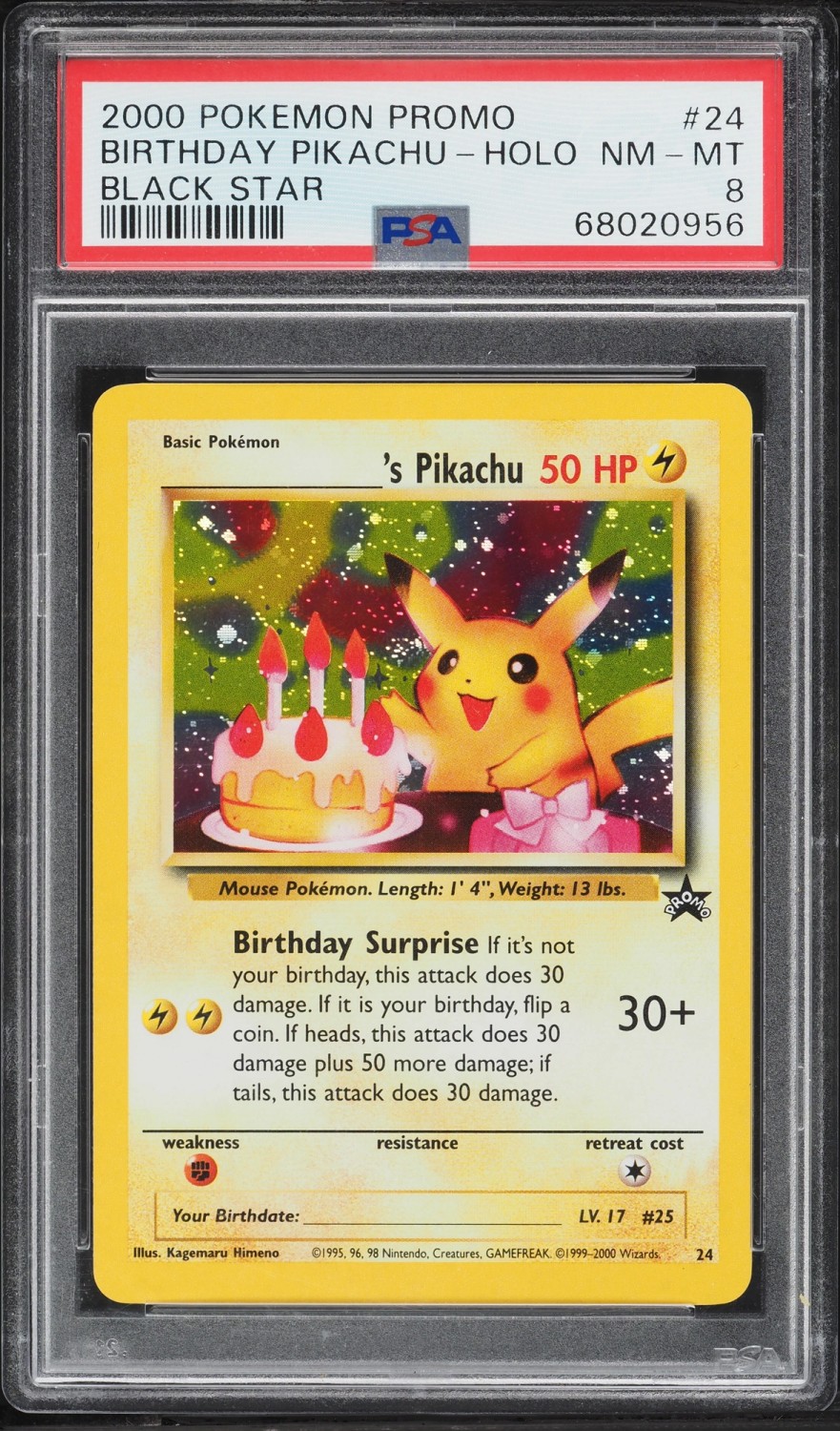 BIRTHDAY PIKACHU
