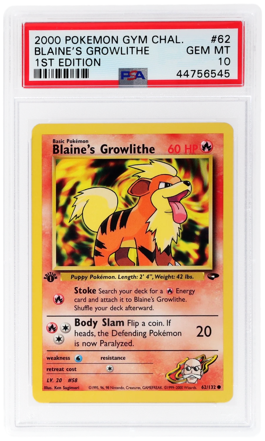 Blaine's Growlithe