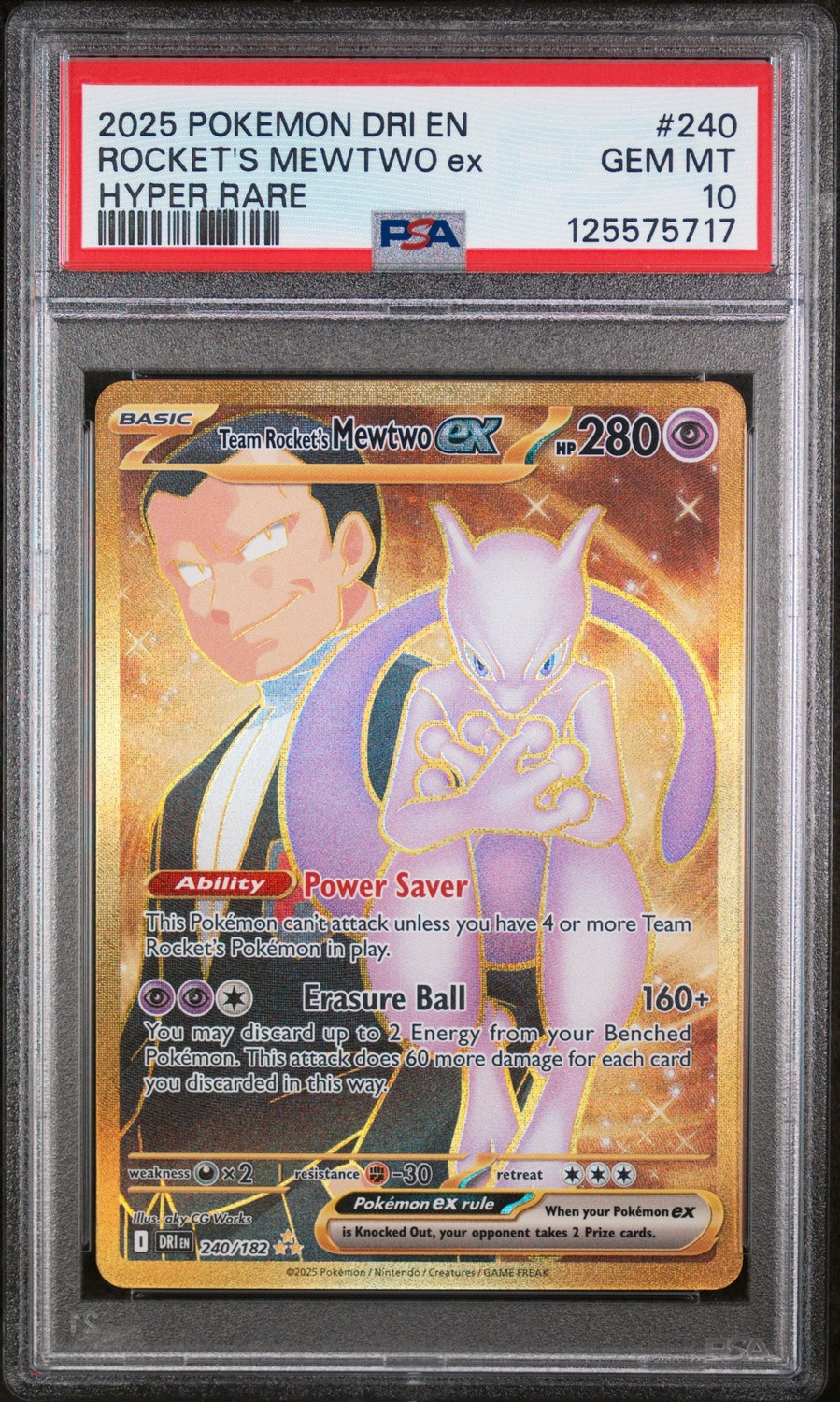 ROCKET'S MEWTWO ex