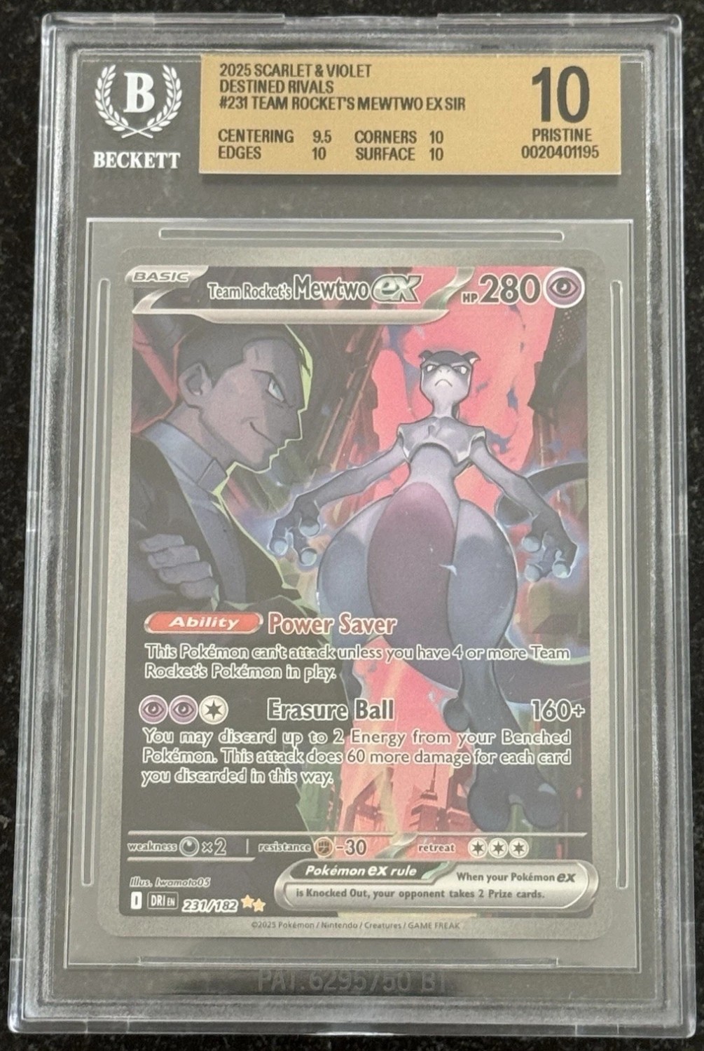 ROCKET'S MEWTWO ex