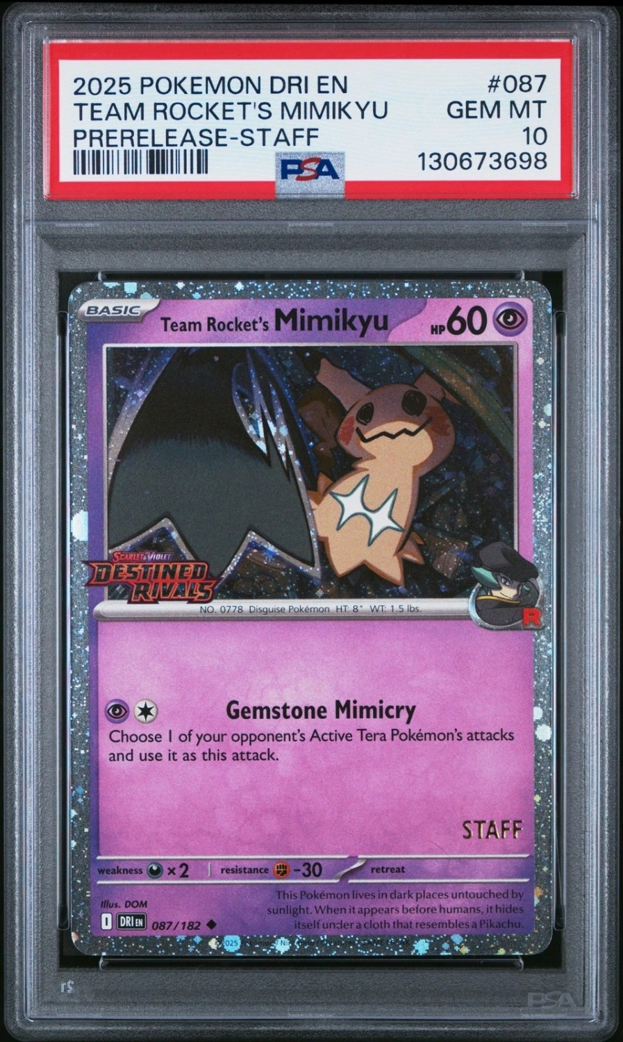 TEAM ROCKET'S MIMIKYU