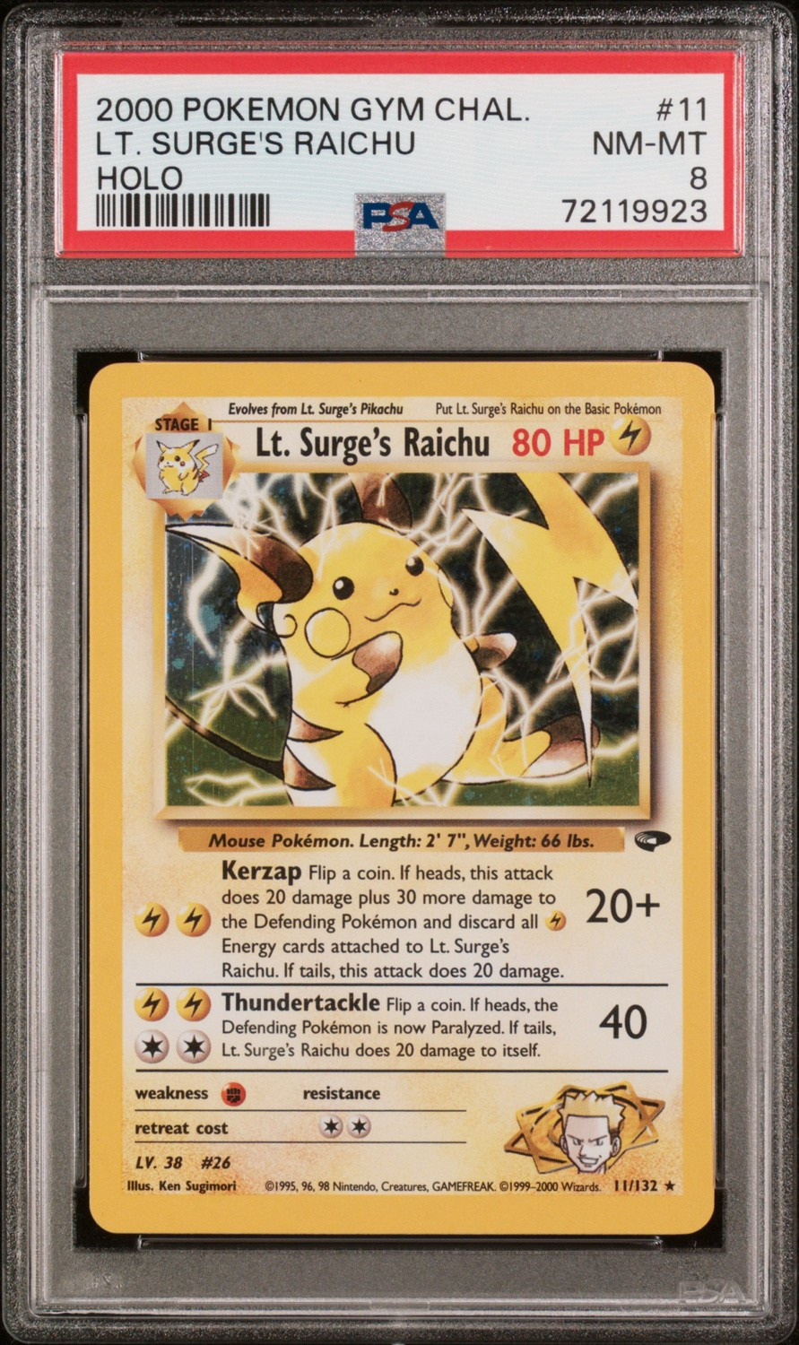 Lt. Surge's Raichu