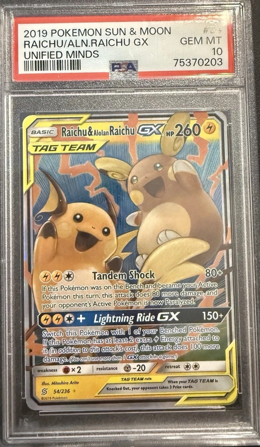 Raichu & Alolan Raichu GX