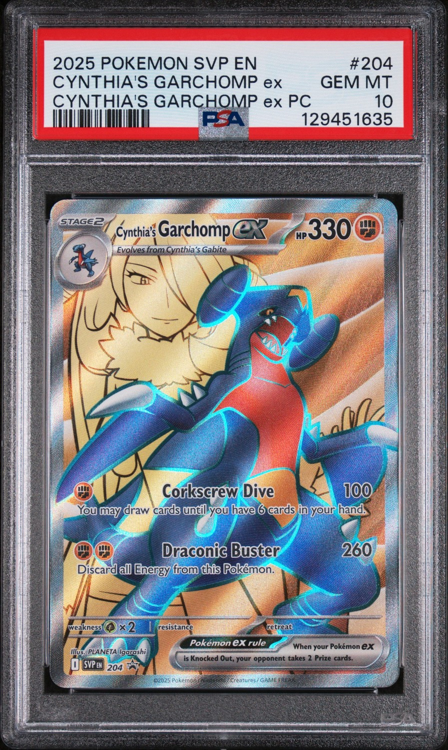 CYNTHIA'S GARCHOMP ex