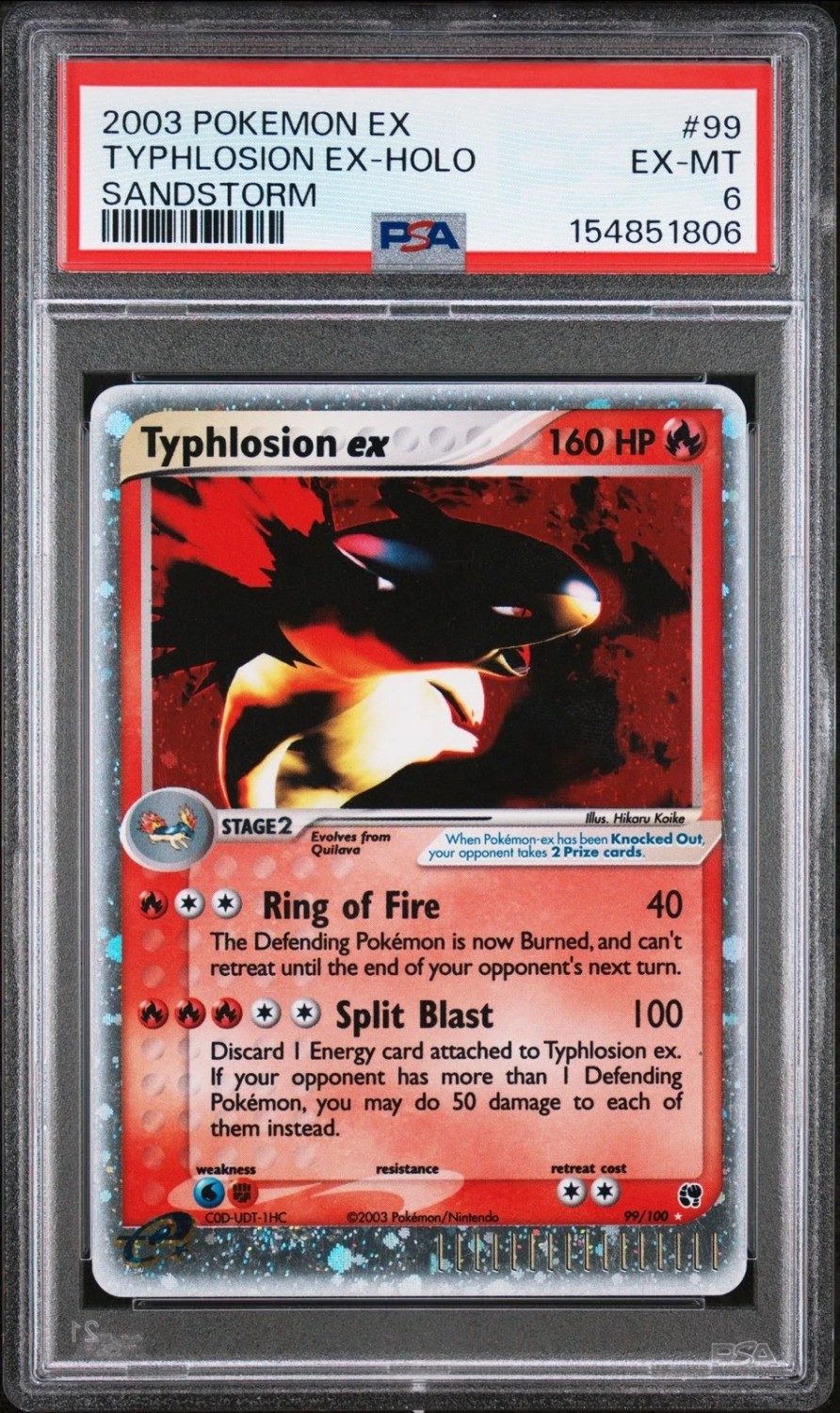 Typhlosion EX