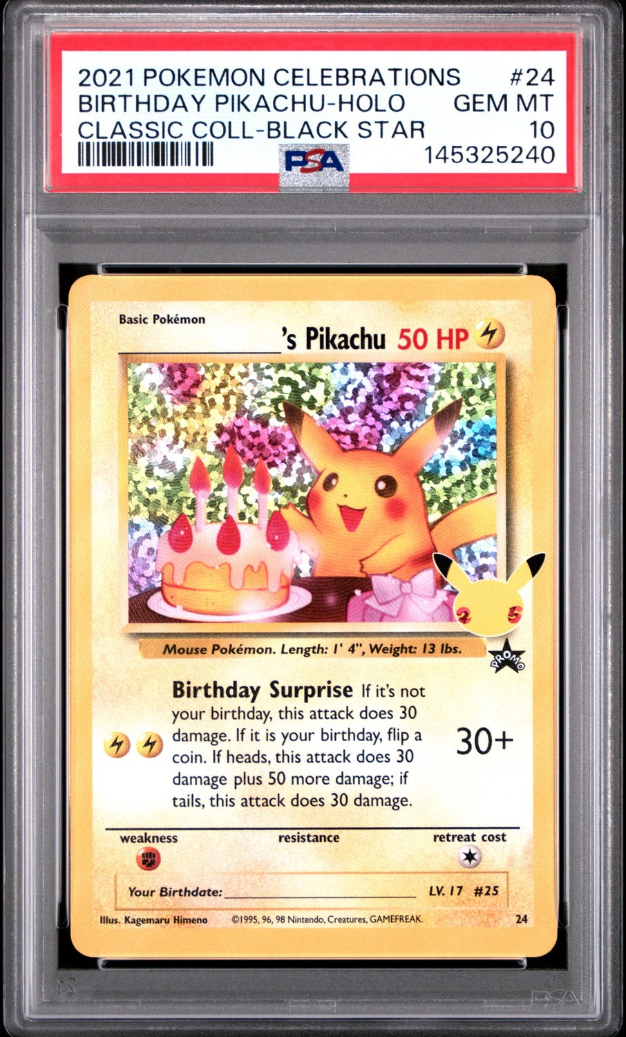 Birthday Pikachu