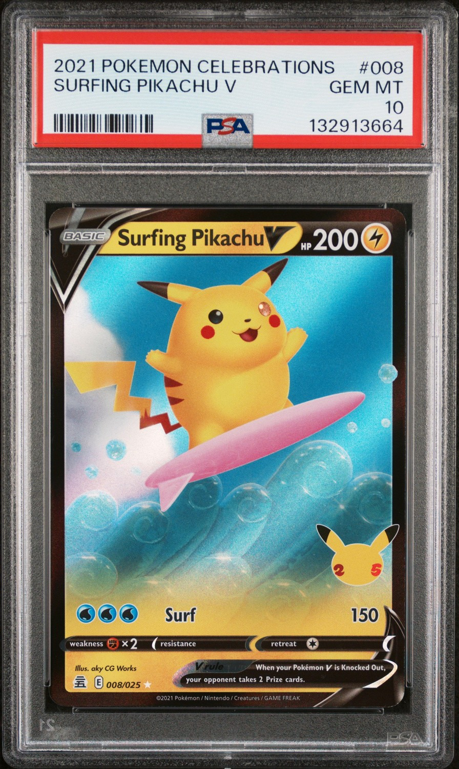 Surfing Pikachu V