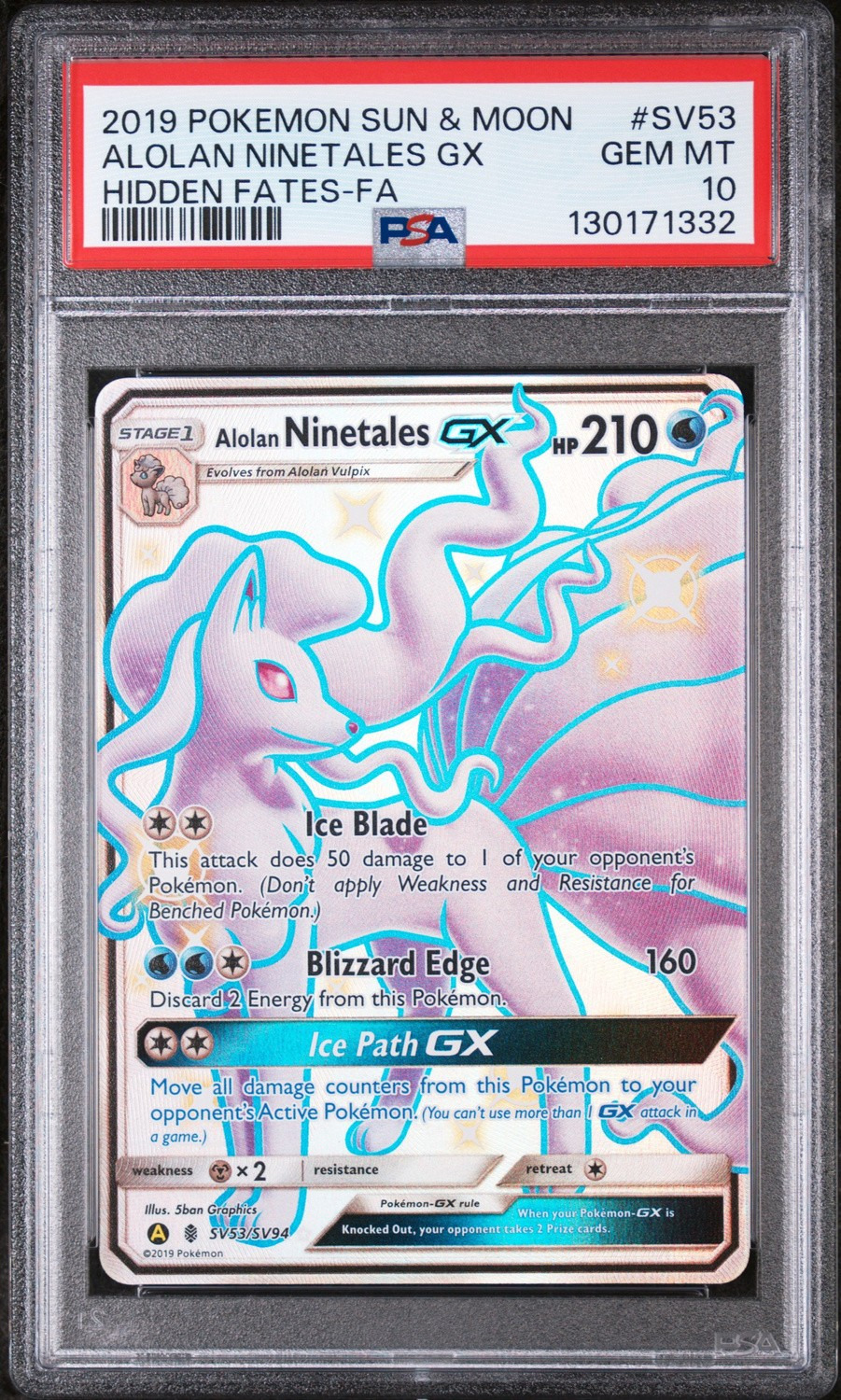 Alolan Ninetales GX