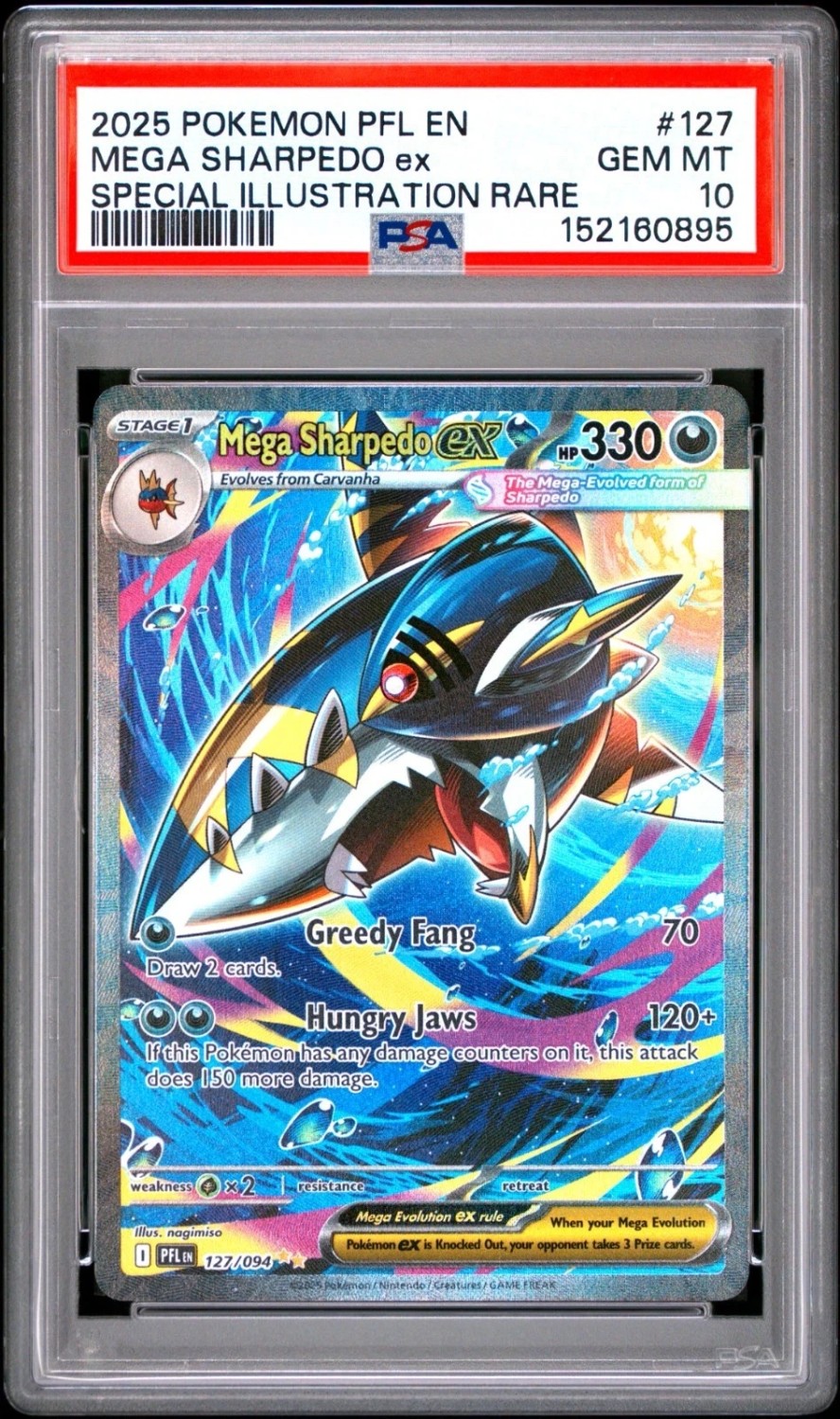 MEGA SHARPEDO ex